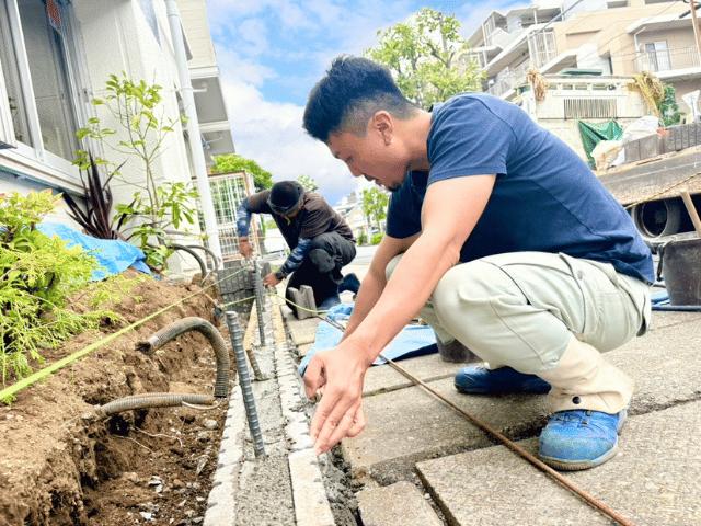 【市川市/外構工事職人】土日休み/正社員/経験者優遇/未経験者歓迎