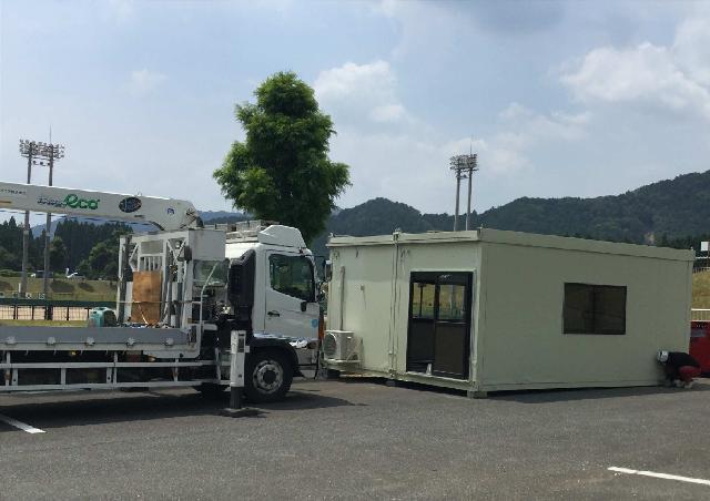 【奈良県葛城市】ユニットハウス運送施工/土日祝休み